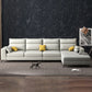 Scandinavian Faux Leather Sectional for Four People 60.63" Wide