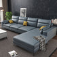 Scandinavian Faux Leather Sectional for Four People 60.63" Wide
