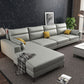 Scandinavian Faux Leather Sectional for Four People 60.63" Wide