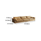 Contemporary Pillow Top Arm Stain-Resistant Furniture Sectionals in Brown