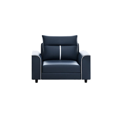 Cuscini rimovibili a blu quadrato