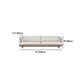 Beige Scandinavische bank/sectionele met vierkante arm voor appartement