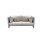 Stationary Stain Resistant Faux Leather Living Room Pillow Top Arm Modern Sofa 71"L x 35.5"W x 35.5"H Smoke Gray Clearhalo 'furn' 'furn_sofas' 'Furniture' 'Living Room Furniture' 'Sofa' 'sofas' 5352646