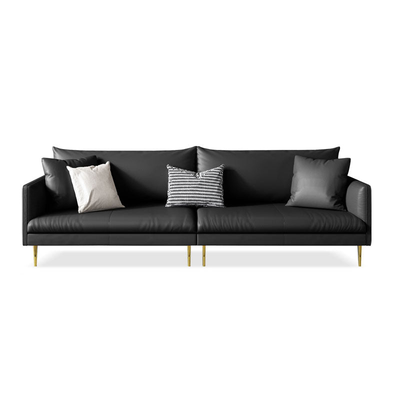 ステイン耐性固定3シータースクエアアーム標準クッションソファ