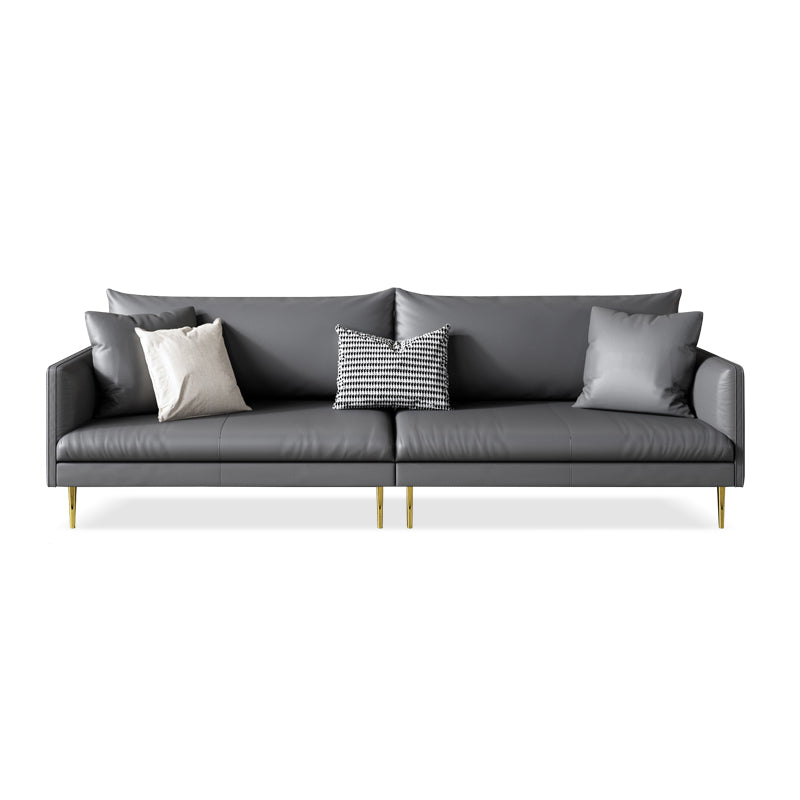 ステイン耐性固定3シータースクエアアーム標準クッションソファ