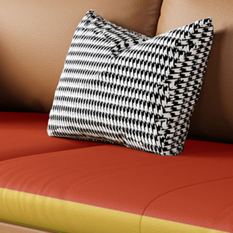 ステイン耐性固定3シータースクエアアーム標準クッションソファ