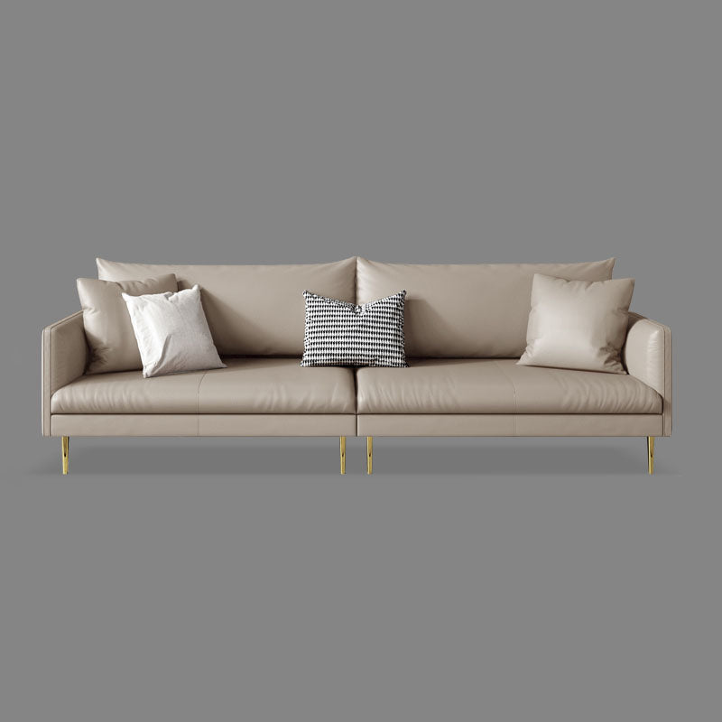 ステイン耐性固定3シータースクエアアーム標準クッションソファ