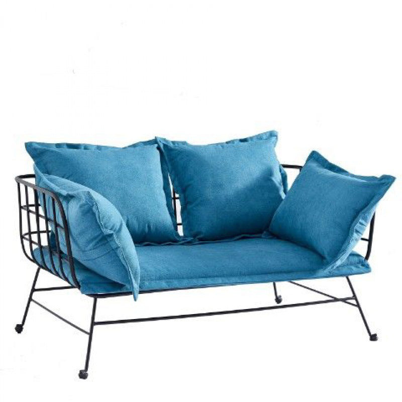 Golden Frame Velvet Loveet con braccio top per cuscino per appartamento