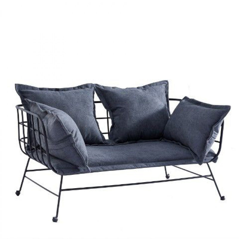 Golden Frame Velvet Loveet con braccio top per cuscino per appartamento