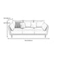Faux Leather Sofa with Pillows Back and Pillow Top Arm for Living Room Clearhalo 'furn' 'furn_sofas' 'Furniture' 'Living Room Furniture' 'Sofa' 'sofas' 5352834