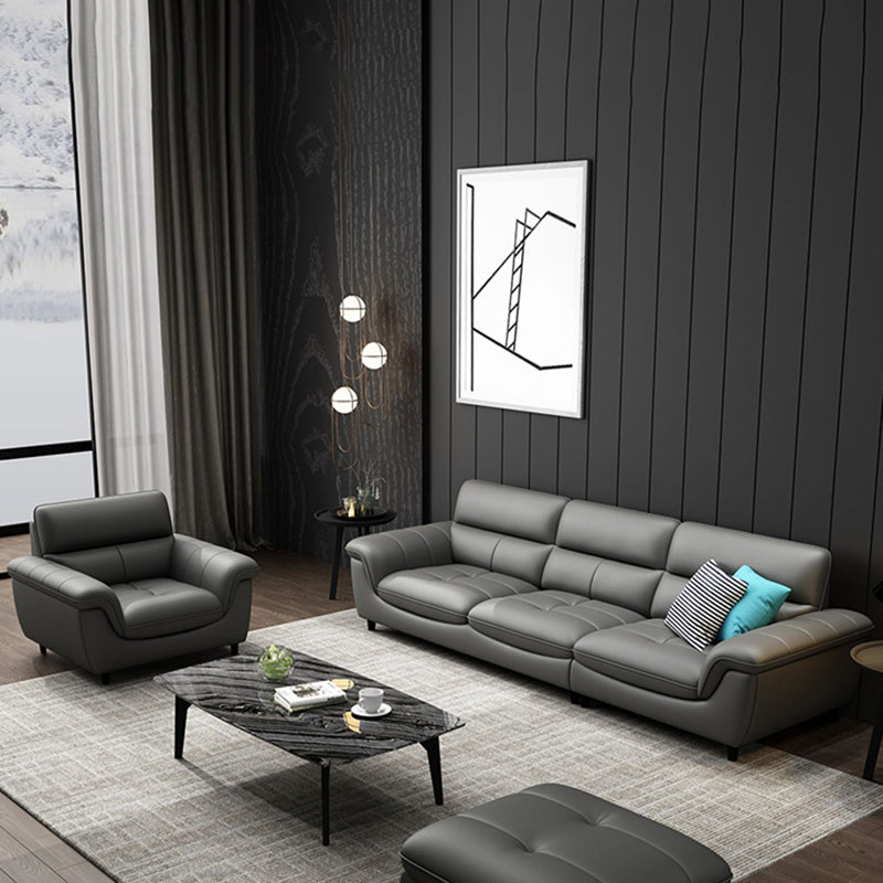 Soggiorno in pelle vera e propria del soggiorno.