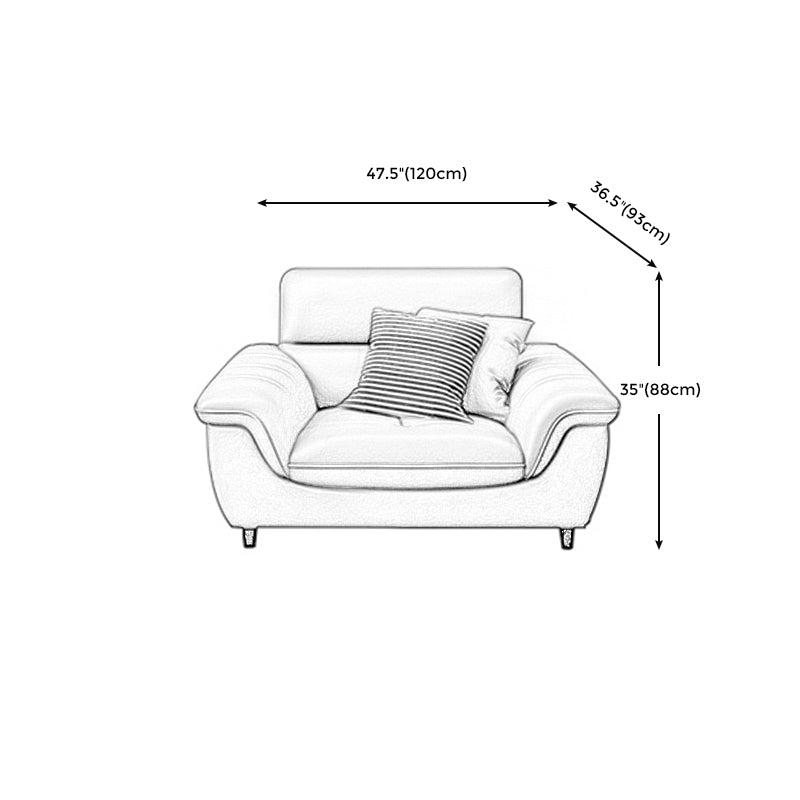 Soggiorno in pelle vera e propria del soggiorno.