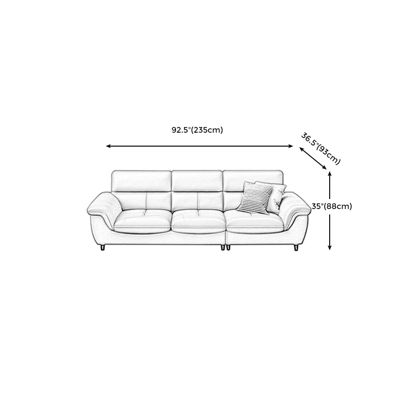 Soggiorno in pelle vera e propria del soggiorno.