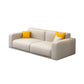 Stationary Slipcovered Cotton Living Room Square Arm Loose Back Sofa 87"L x 39"W x 30"H Clearhalo 'furn' 'furn_sofas' 'Furniture' 'Living Room Furniture' 'Sofa' 'sofas' 5353108