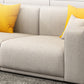 Stationary Slipcovered Cotton Living Room Square Arm Loose Back Sofa Clearhalo 'furn' 'furn_sofas' 'Furniture' 'Living Room Furniture' 'Sofa' 'sofas' 5353111