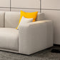 Stationary Slipcovered Cotton Living Room Square Arm Loose Back Sofa Clearhalo 'furn' 'furn_sofas' 'Furniture' 'Living Room Furniture' 'Sofa' 'sofas' 5353112