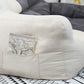 Linen Tuxedo Arm Loveseat for Apartment 49.21" D X 31.5" W X 26.77" H