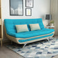 Linen Contemporary Sleeper with 2 Pillows Back for Apartment 75"L x 35"W x 35"H Blue Clearhalo 'furn' 'furn_sofas' 'Furniture' 'Living Room Furniture' 'Sofa' 'sofas' 5353164