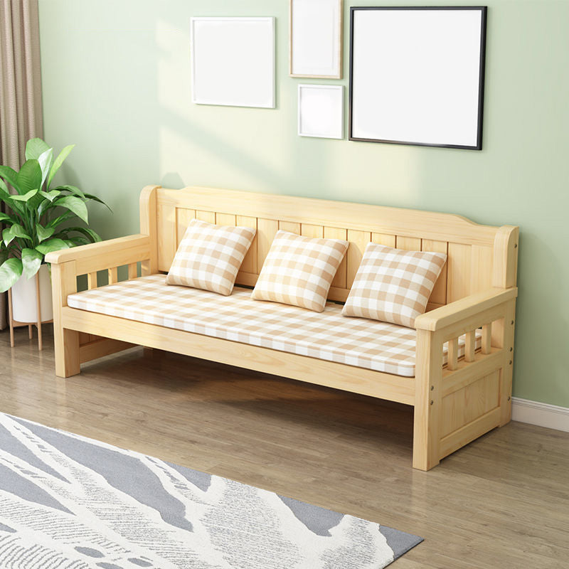 Sofa with 3 Pillows Back and Square Arm for Apartment 23.62" Wide