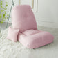21.65" Wide x 22.04" Deep Cotton Blend Accent Room Chair with Tufted Back Pink Clearhalo 'Accent Chairs' 'accent_chairs' 'Chairs & Seating' 'furn' 'furn_accent_chairs' 'Furniture' 'Living Room Furniture' 5353371