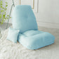 21.65" Wide x 22.04" Deep Cotton Blend Accent Room Chair with Tufted Back Blue Clearhalo 'Accent Chairs' 'accent_chairs' 'Chairs & Seating' 'furn' 'furn_accent_chairs' 'Furniture' 'Living Room Furniture' 5353372
