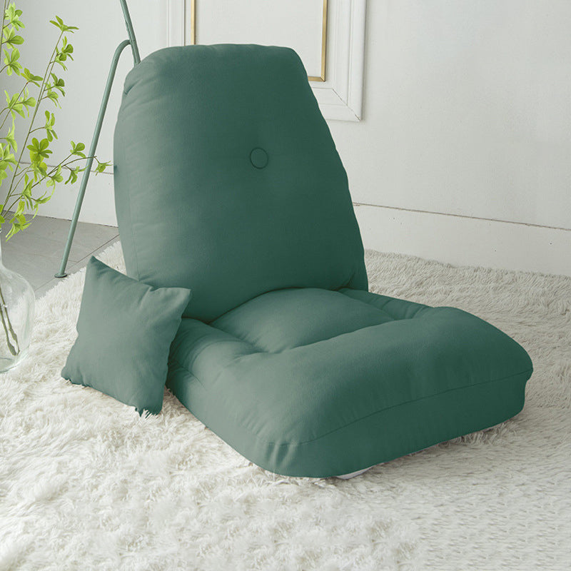 21.65" Wide x 22.04" Deep Cotton Blend Accent Room Chair with Tufted Back Green Clearhalo 'Accent Chairs' 'accent_chairs' 'Chairs & Seating' 'furn' 'furn_accent_chairs' 'Furniture' 'Living Room Furniture' 5353378