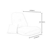 21.65" Wide x 22.04" Deep Cotton Blend Accent Room Chair with Tufted Back Clearhalo 'Accent Chairs' 'accent_chairs' 'Chairs & Seating' 'furn' 'furn_accent_chairs' 'Furniture' 'Living Room Furniture' 5353379