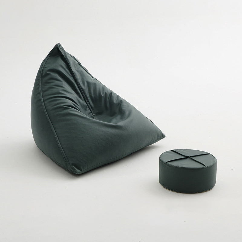 39.37" W x 39.37" D x 33.46" H Bonded Leather Accent Room Chair with Tight Back