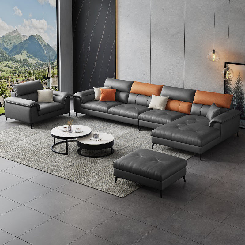 Cuscino grigio scuro Back Contemporaneo Resistente alla macchia divano