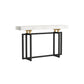 Tavola della console divano alta 31,5 "con console top in marmo per Hall