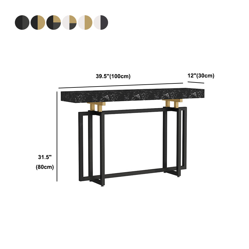 Tavola della console divano alta 31,5 "con console top in marmo per Hall