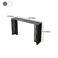Rectangle Stone Bar Table Contemporary Bar Table with Double Pedestal Base Clearhalo 'Bar Furniture' 'Bar Tables' 'bar_tables' 'furn' 'furn_bar_tables' 'Furniture' 'Kitchen & Dining Furniture' 5356335