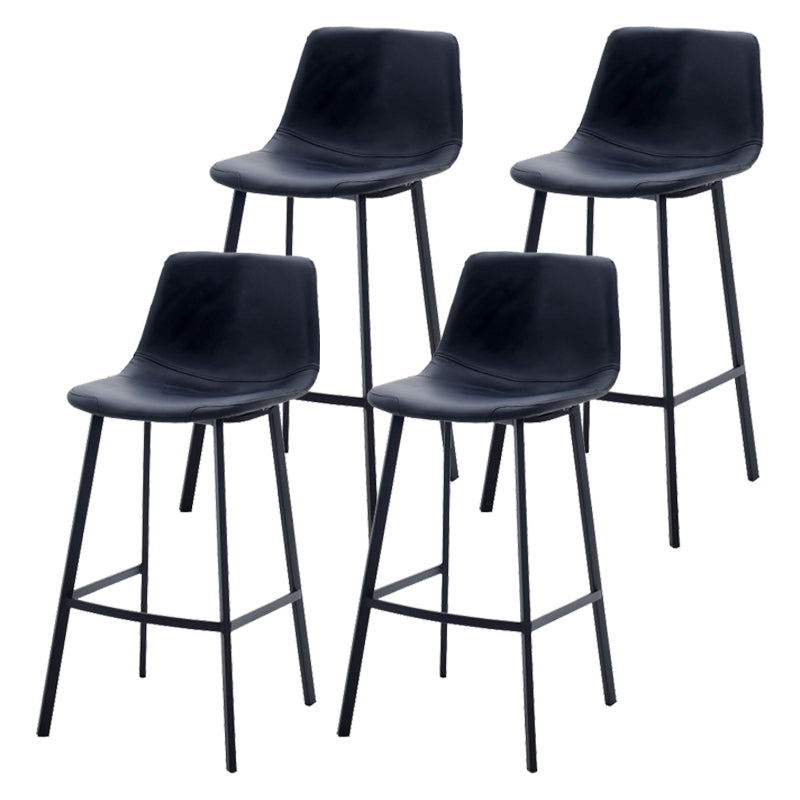 Industriële stijl Barstool Indoor Black 4 Legs Bar Stool voor coffeeshop