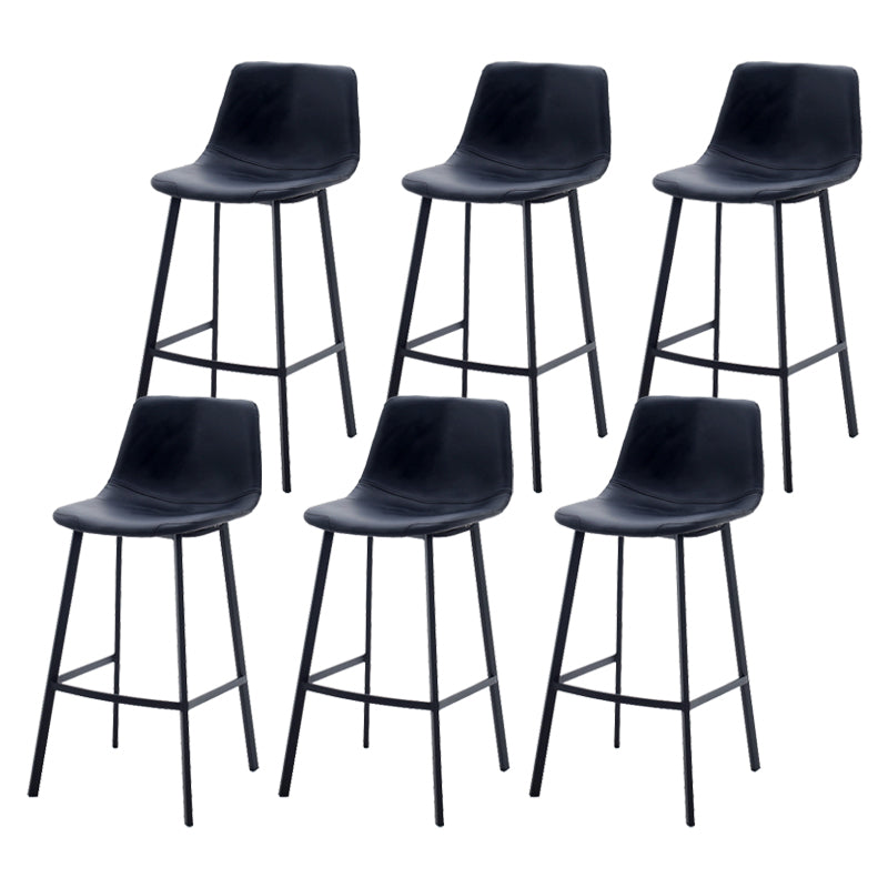 Industriële stijl Barstool Indoor Black 4 Legs Bar Stool voor coffeeshop