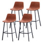 Industriële stijl Barstool Indoor Black 4 Legs Bar Stool voor coffeeshop