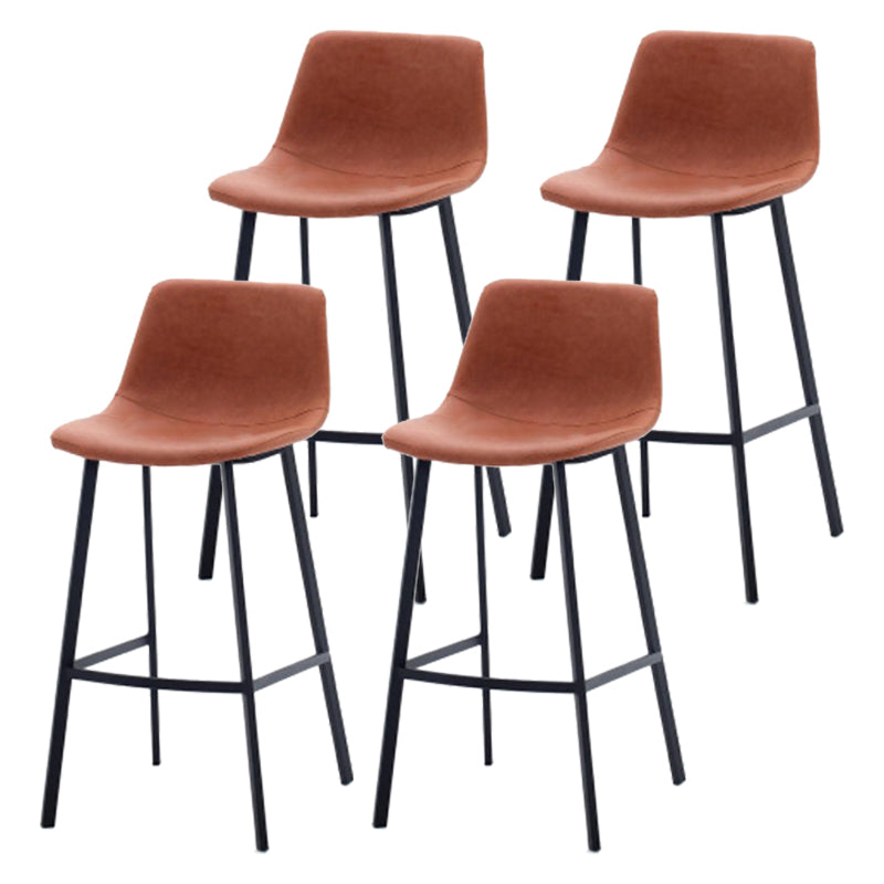 Industriële stijl Barstool Indoor Black 4 Legs Bar Stool voor coffeeshop