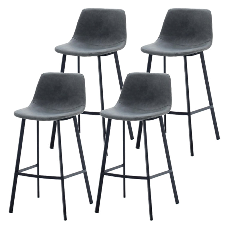 Industriële stijl Barstool Indoor Black 4 Legs Bar Stool voor coffeeshop