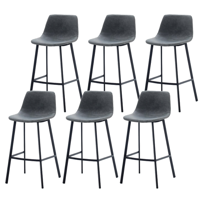 Industriële stijl Barstool Indoor Black 4 Legs Bar Stool voor coffeeshop