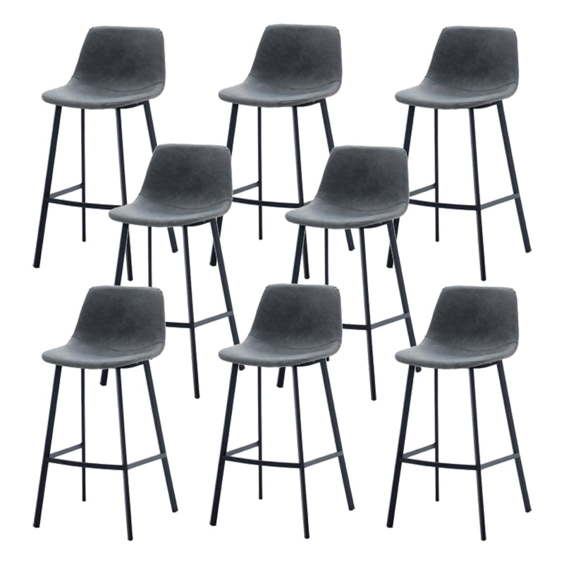 Industriële stijl Barstool Indoor Black 4 Legs Bar Stool voor coffeeshop