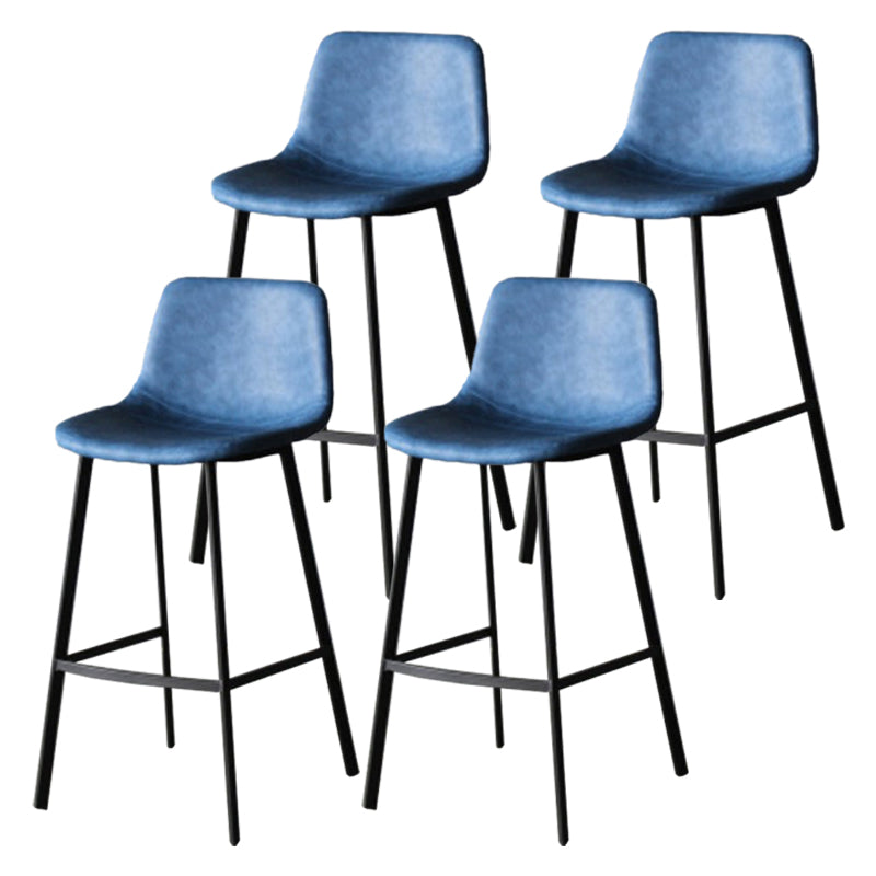 Industriële stijl Barstool Indoor Black 4 Legs Bar Stool voor coffeeshop