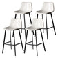 Industriële stijl Barstool Indoor Black 4 Legs Bar Stool voor coffeeshop