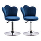 Dining Room Nordic Style Barstool Adjustable Bar Stool with Liftable Pedestal Blue 2 Piece Set Short Stool(22"H) Clearhalo 'Bar Furniture' 'Bar Stools' 'bar_stools' 'furn' 'furn_bar_stools' 'Furniture' 'Kitchen & Dining Furniture' 5356528