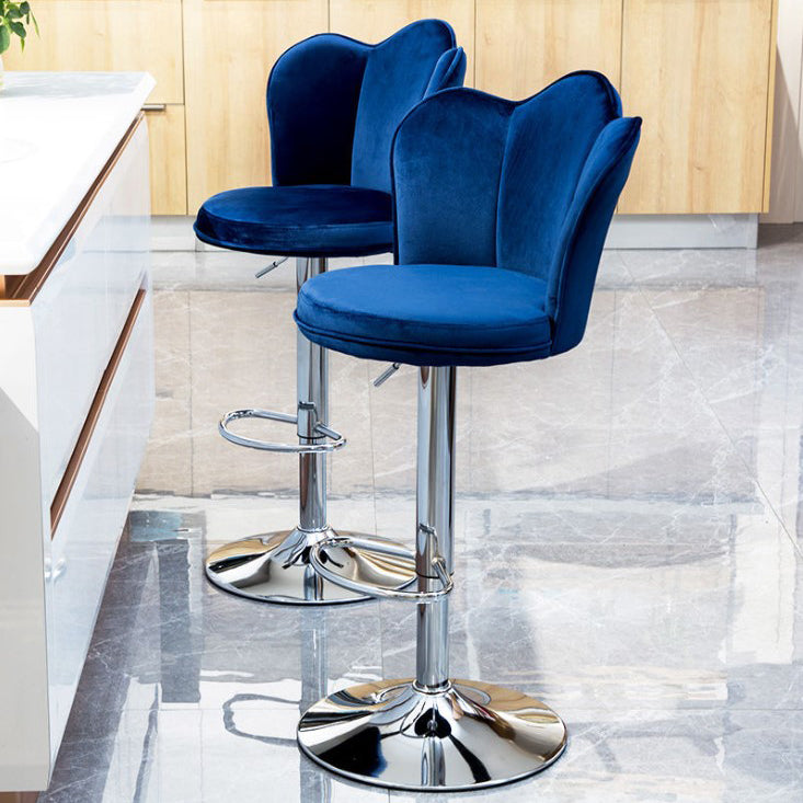 Dining Room Nordic Style Barstool Adjustable Bar Stool with Liftable Pedestal Clearhalo 'Bar Furniture' 'Bar Stools' 'bar_stools' 'furn' 'furn_bar_stools' 'Furniture' 'Kitchen & Dining Furniture' 5356529