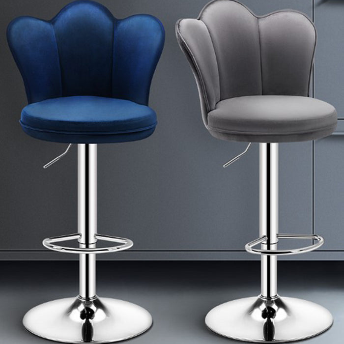 Dining Room Nordic Style Barstool Adjustable Bar Stool with Liftable Pedestal Clearhalo 'Bar Furniture' 'Bar Stools' 'bar_stools' 'furn' 'furn_bar_stools' 'Furniture' 'Kitchen & Dining Furniture' 5356534