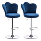 Dining Room Nordic Style Barstool Adjustable Bar Stool with Liftable Pedestal Blue 2 Piece Set Bar Stool(31"H) Clearhalo 'Bar Furniture' 'Bar Stools' 'bar_stools' 'furn' 'furn_bar_stools' 'Furniture' 'Kitchen & Dining Furniture' 5356535