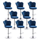 Dining Room Nordic Style Barstool Adjustable Bar Stool with Liftable Pedestal Blue 8 Piece Set Bar Stool(31"H) Clearhalo 'Bar Furniture' 'Bar Stools' 'bar_stools' 'furn' 'furn_bar_stools' 'Furniture' 'Kitchen & Dining Furniture' 5356542