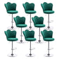 Dining Room Nordic Style Barstool Adjustable Bar Stool with Liftable Pedestal Blackish Green 8 Piece Set Bar Stool(31"H) Clearhalo 'Bar Furniture' 'Bar Stools' 'bar_stools' 'furn' 'furn_bar_stools' 'Furniture' 'Kitchen & Dining Furniture' 5356553