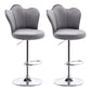 Dining Room Nordic Style Barstool Adjustable Bar Stool with Liftable Pedestal Grey 2 Piece Set Bar Stool(31"H) Clearhalo 'Bar Furniture' 'Bar Stools' 'bar_stools' 'furn' 'furn_bar_stools' 'Furniture' 'Kitchen & Dining Furniture' 5356566