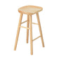 Modern Solid Wood Counter Stools Backless Contoured Seat Bar Stool for Shop Clearhalo 'Bar Furniture' 'Bar Stools' 'bar_stools' 'furn' 'furn_bar_stools' 'Furniture' 'Kitchen & Dining Furniture' 5356651