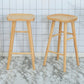 Modern Solid Wood Counter Stools Backless Contoured Seat Bar Stool for Shop Clearhalo 'Bar Furniture' 'Bar Stools' 'bar_stools' 'furn' 'furn_bar_stools' 'Furniture' 'Kitchen & Dining Furniture' 5356657